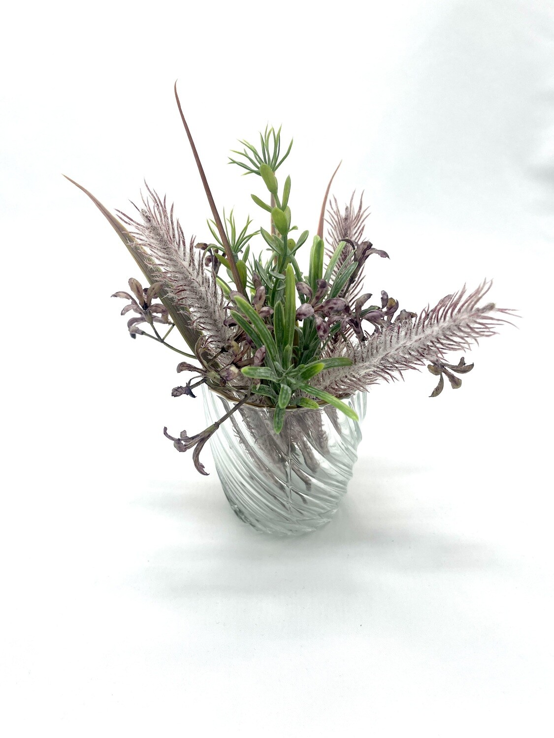 Vase klein mit Goldrand