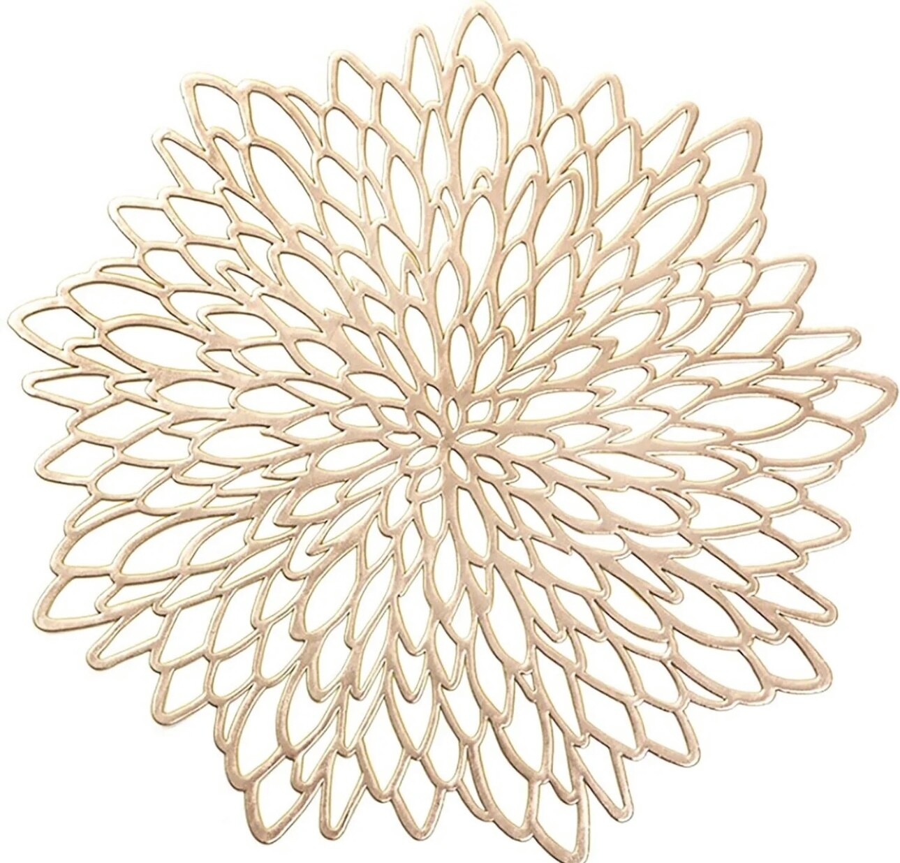 Platzset -Tischsets   ø38  in Gold abwaschbar