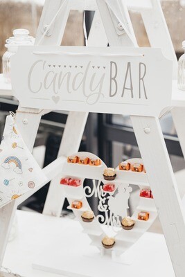 Candybar Rocher Herz weiss