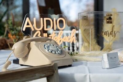 Audio Gästebuch für eure Hochzeit