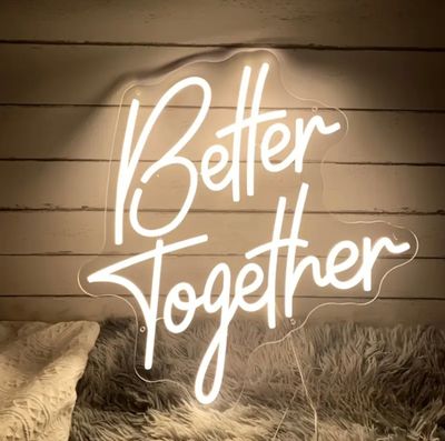 LED- Better-Together Leuchtschrift