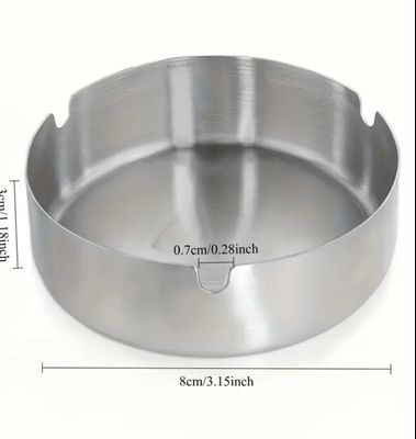 Aschenbecher  Silber  Set- 3 Stück