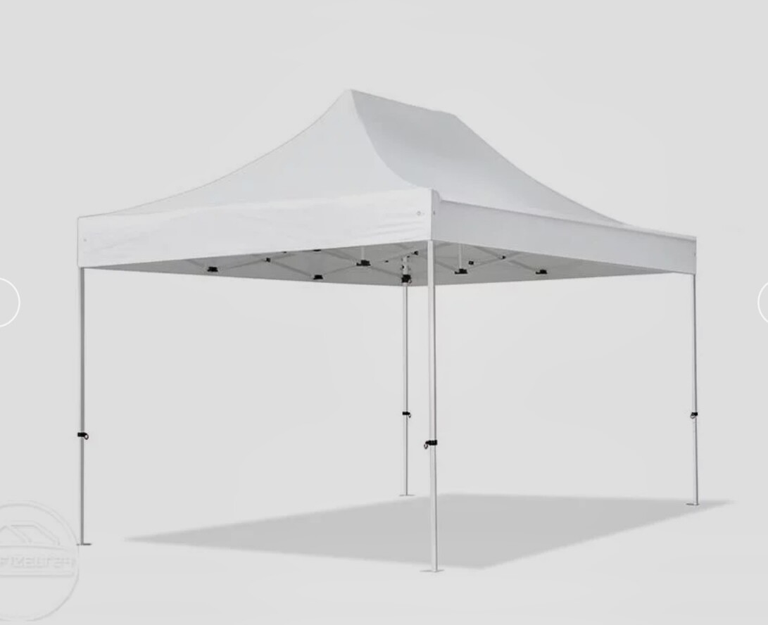 Faltpavillion  weiss 3m x 4,5m