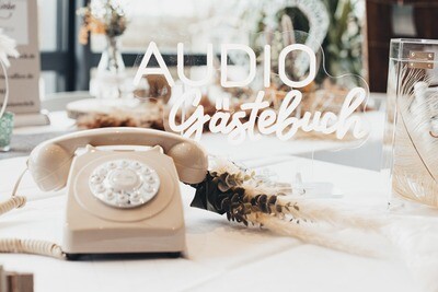 Audio Gästebuch für eure Hochzeit