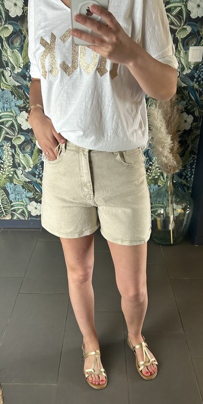 Short beige jeans XS/34 Short beige jeans XS/34