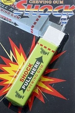 Electric Shock Joke Chewing Gum Pull Head Shocking Toy Gift Gadget Prank