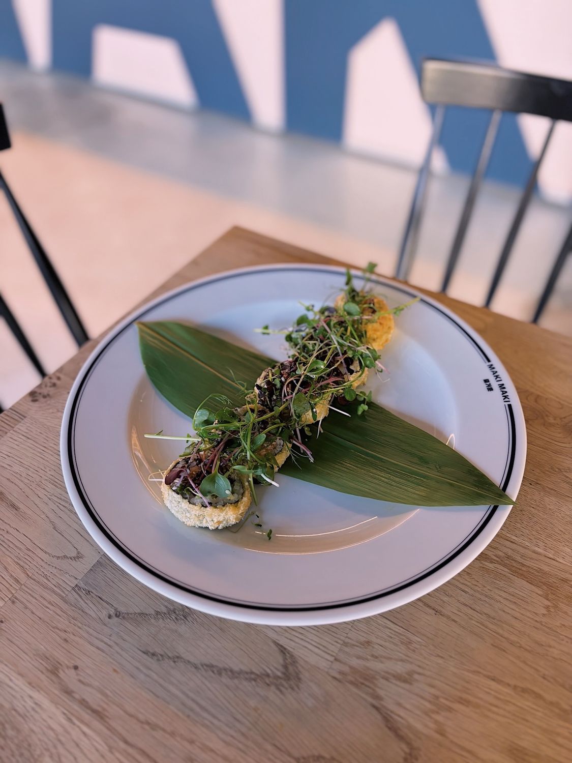 Panko Maki z grillowanym łososiem 6 pc.