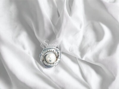 anillo perla