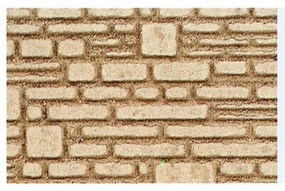 behauene Natursteinmauer H0/TT