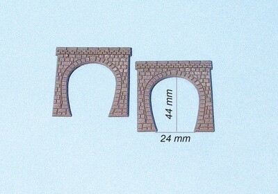 Tunnelportale eingleisig N