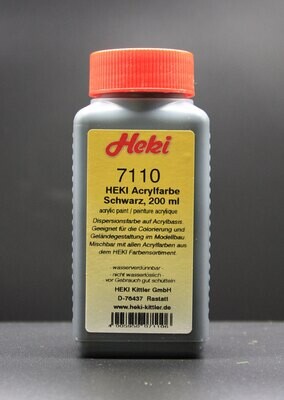 Acrylfarbe Schwarz