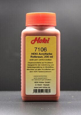 Acrylfarbe Rotbraun