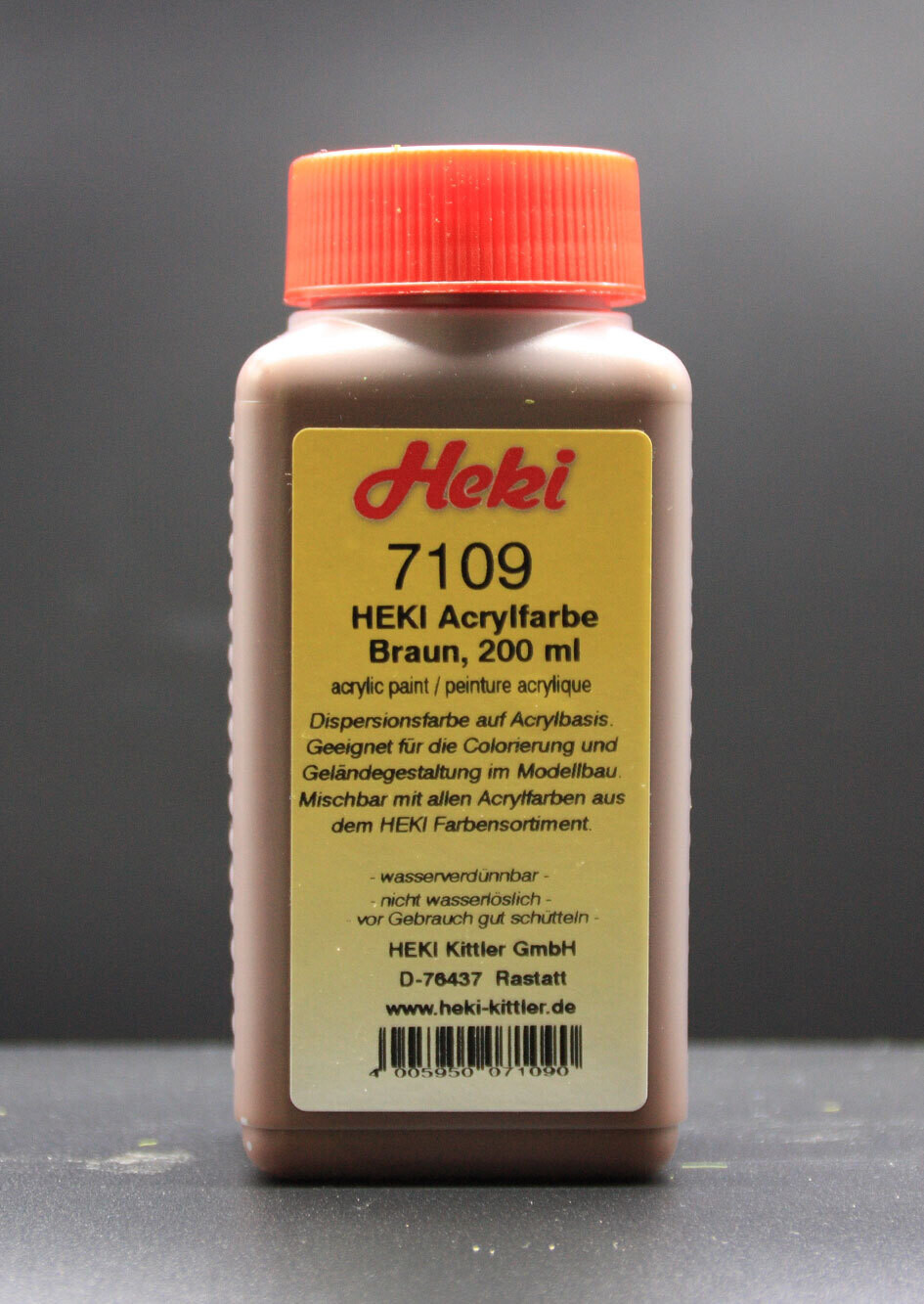 Acrylfarbe Braun