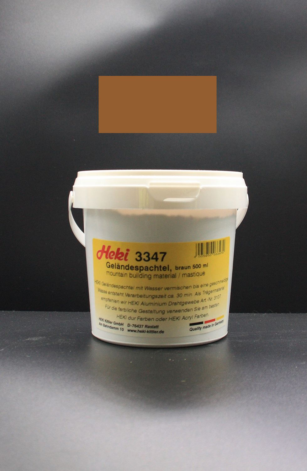 Geländespachtel braun