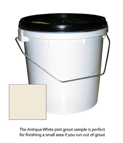 Antique White Grout Pint Sample