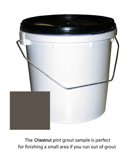 Chestnut Grout Pint Sample