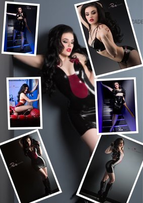 (7 Pinup Prints) Amelia Belle &#39;&#39;latex&#39;&#39;