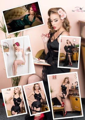 (7 Pinup Prints) Blossoms and Buttercups living room Photo bundle
