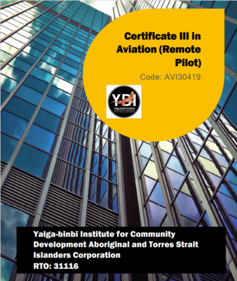 Certificate III in Aviation (Remote Pilot)