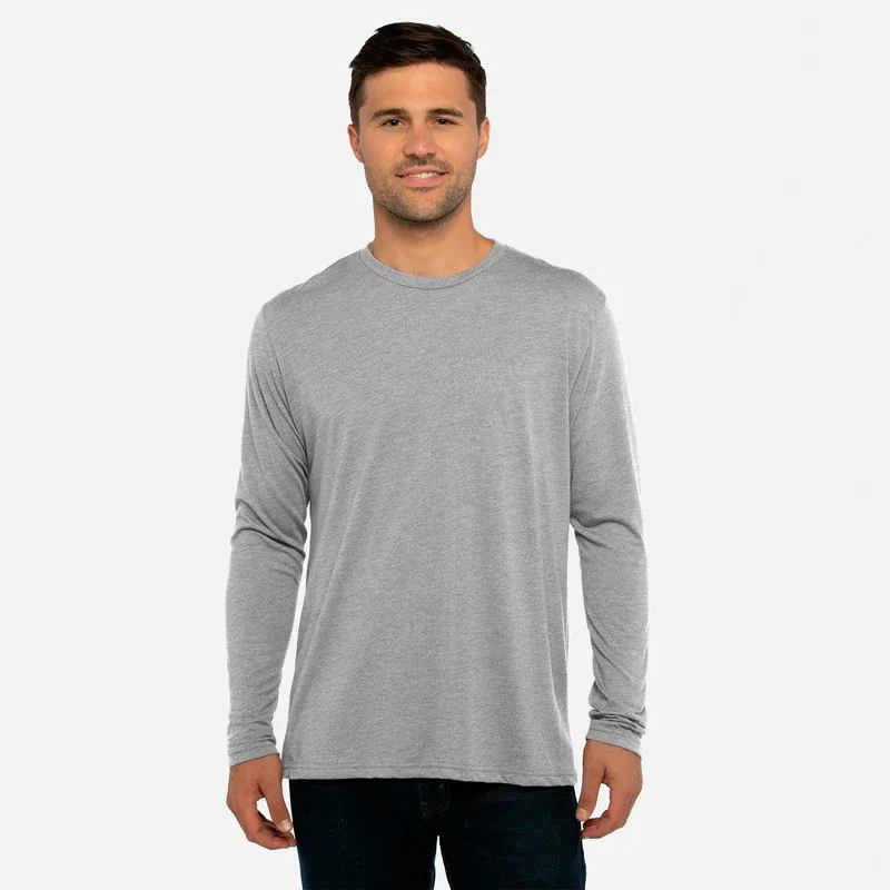 TEAM SHIRT OPTIONS Unisex Long Sleeved Triblend Tee - 3 Color Option