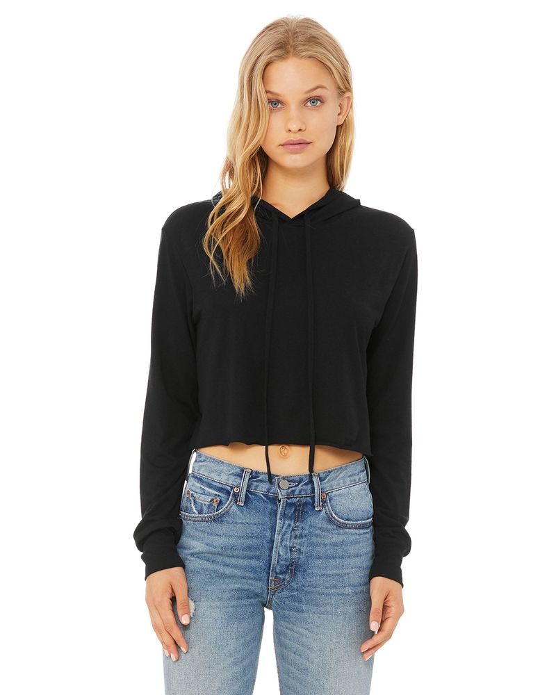 CUSTOM NUMBER on a Unisex Super Soft Triblend Cropped Hoodie- 2 colors to choose from.