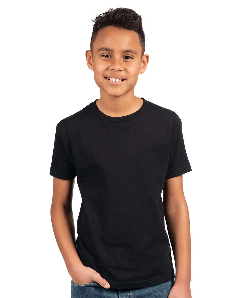 CUSTOM NUMBER on a Youth Cotton Tee - 3 Color Options