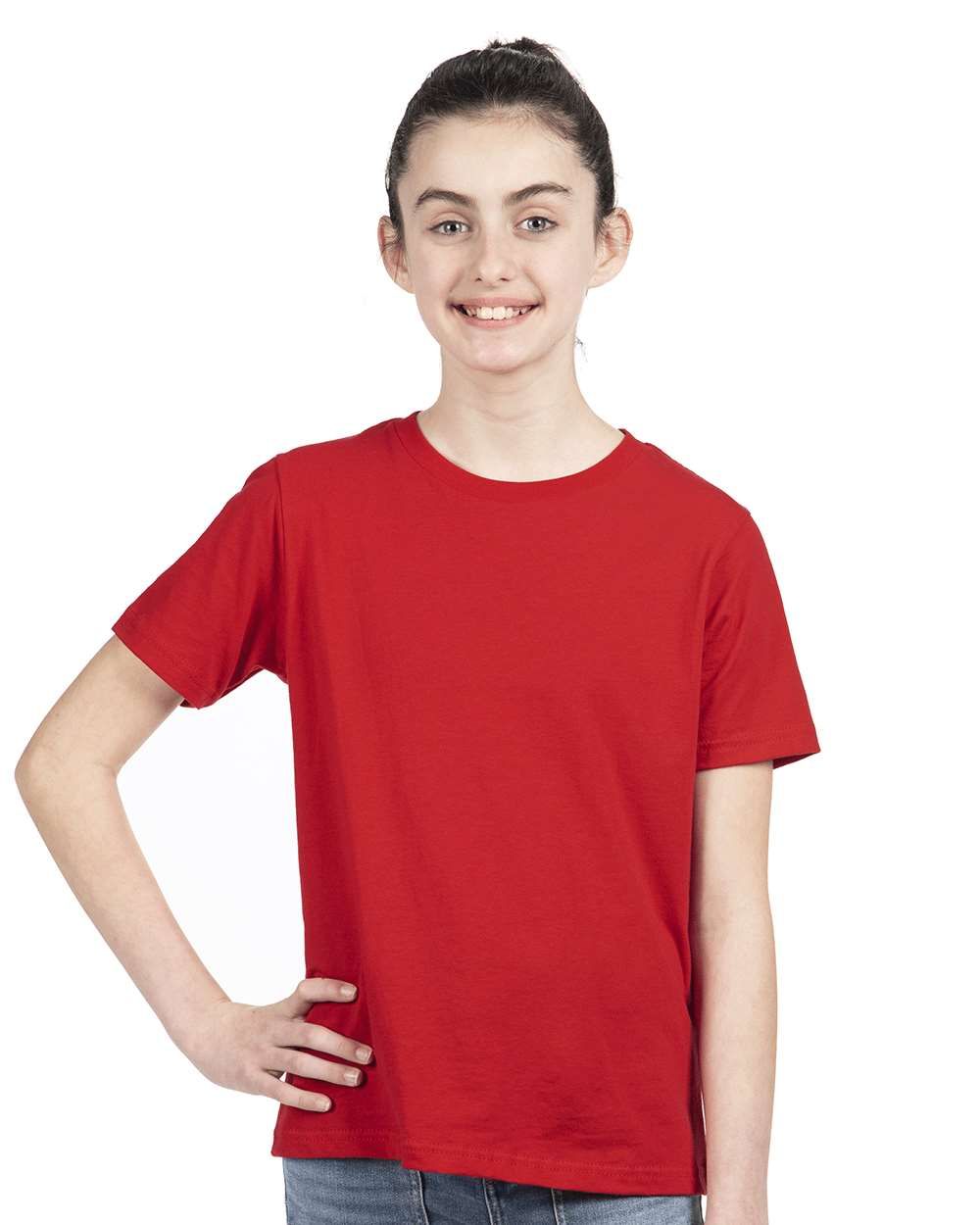 CUSTOM NUMBER on a Youth Cotton Tee - 3 Color Options