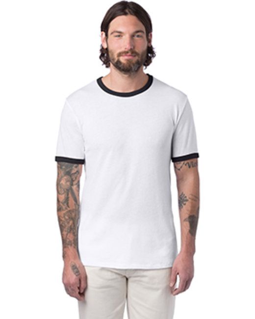 CUSTOM NUMBER on a Vintage-soft Unisex Ringer Tee - 3 Color Options