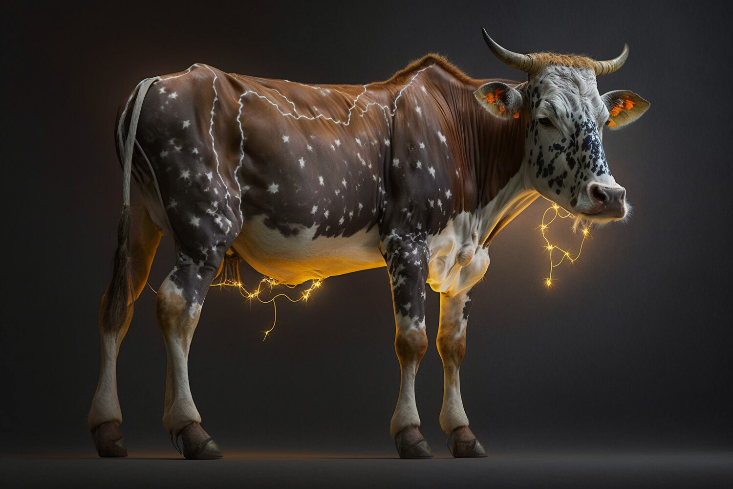 Nguni - Yellow Static Full body image