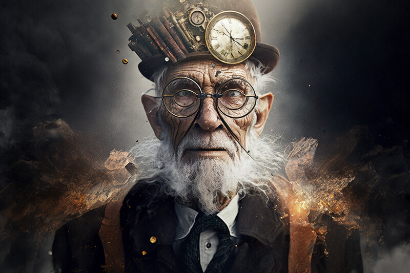 Old Man Steampunk