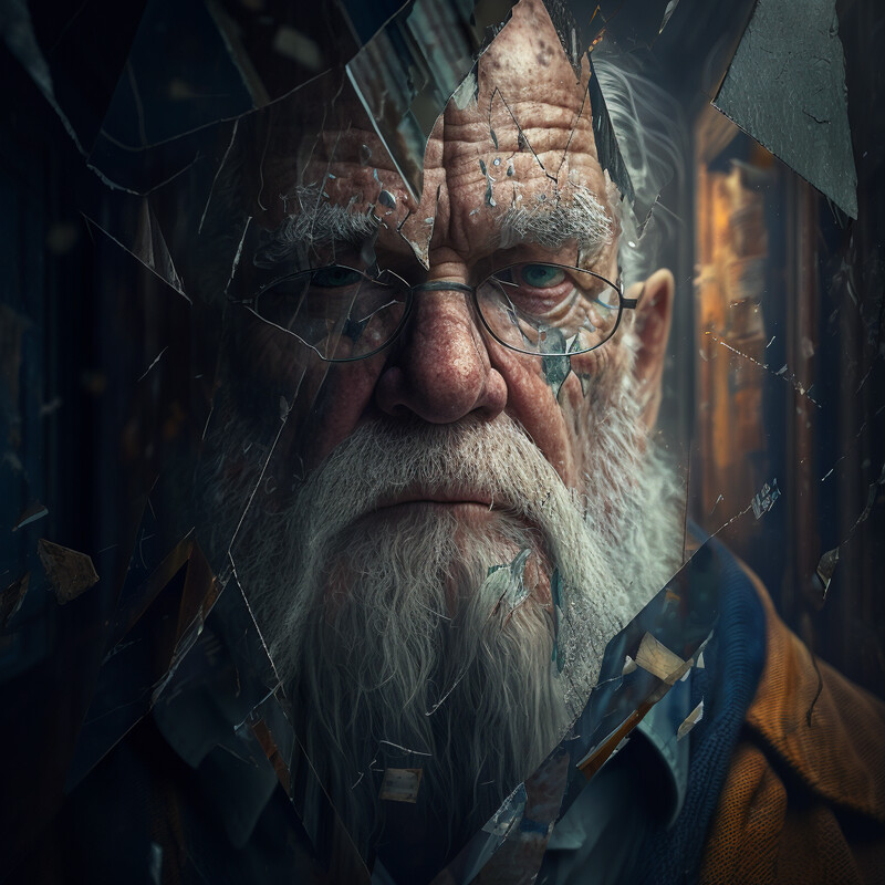 Old Man Shattered Reality