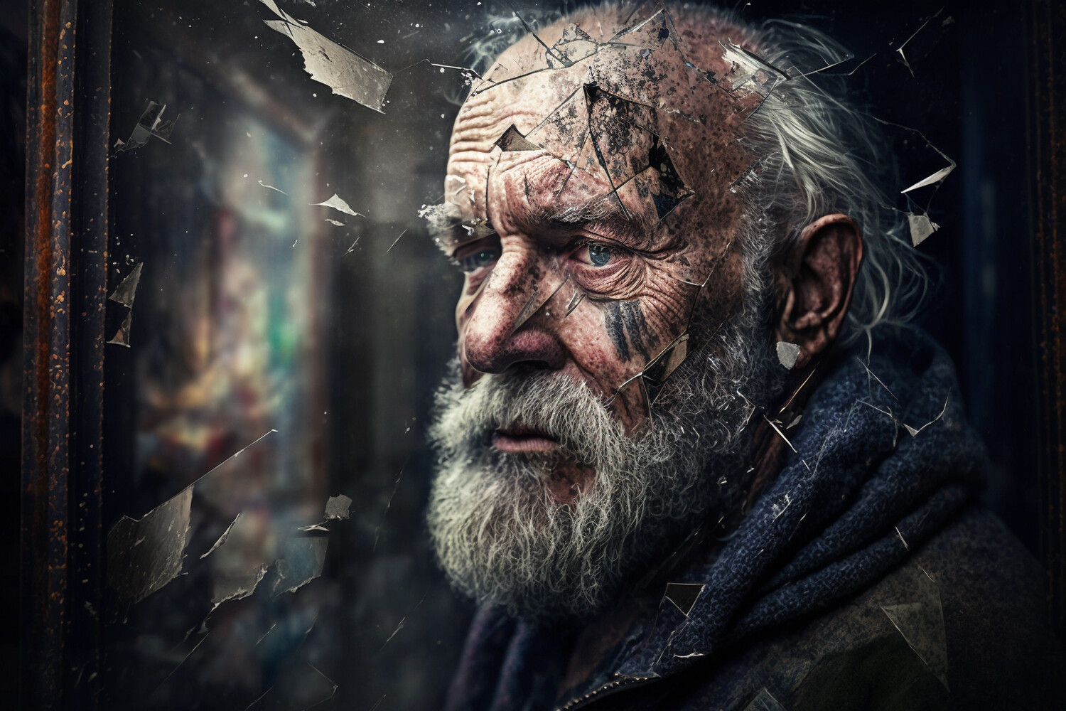 Old Man Shattered Reality