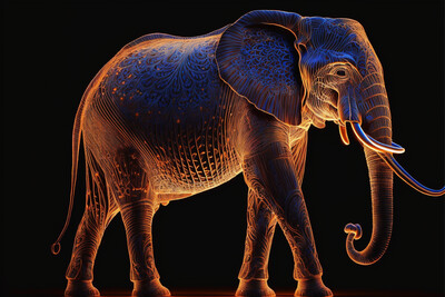 Big 5 - Neon Elephant