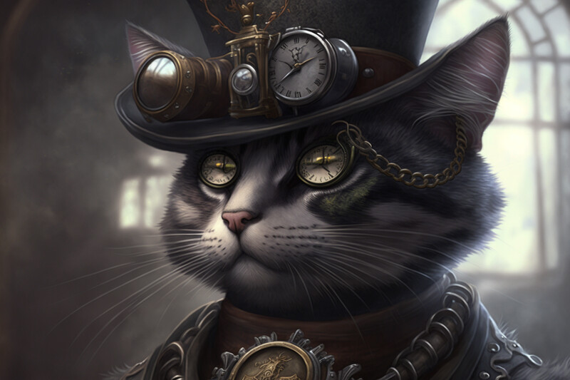 Steampunk Cat