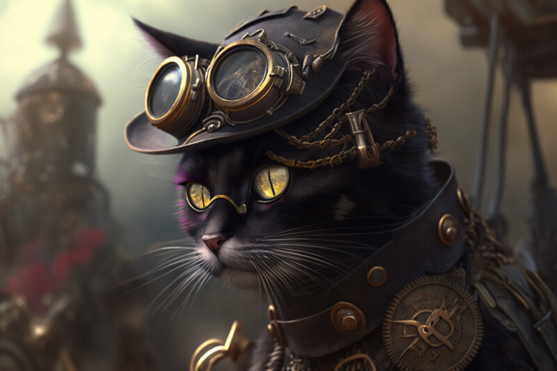 Steampunk Cat