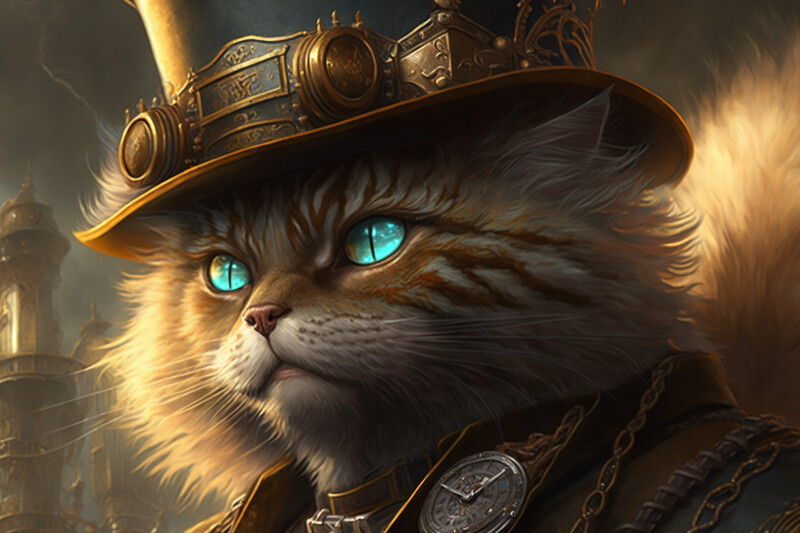 Steampunk Cat