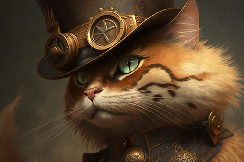 Steampunk Cat