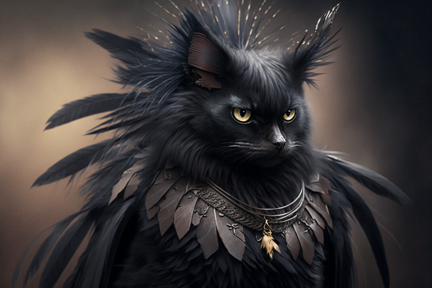 Feathered Cat