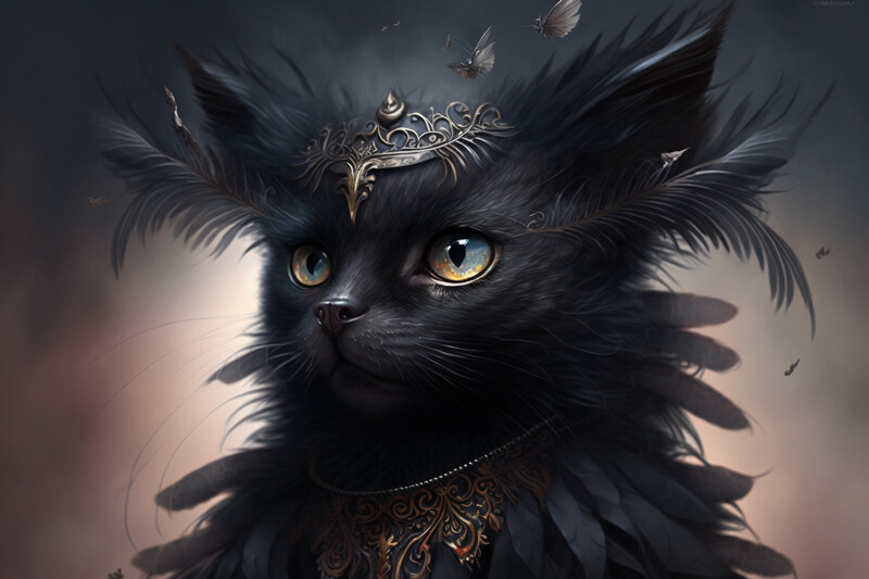 Feathered Cat