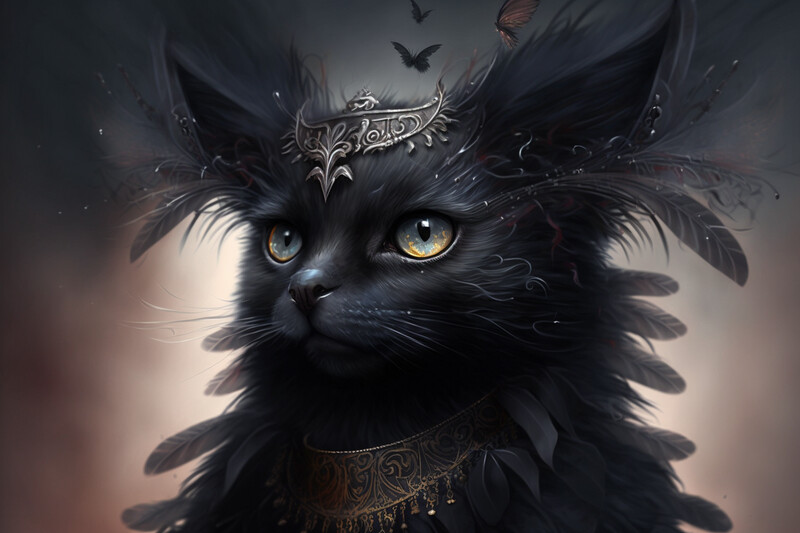 Feathered Cat