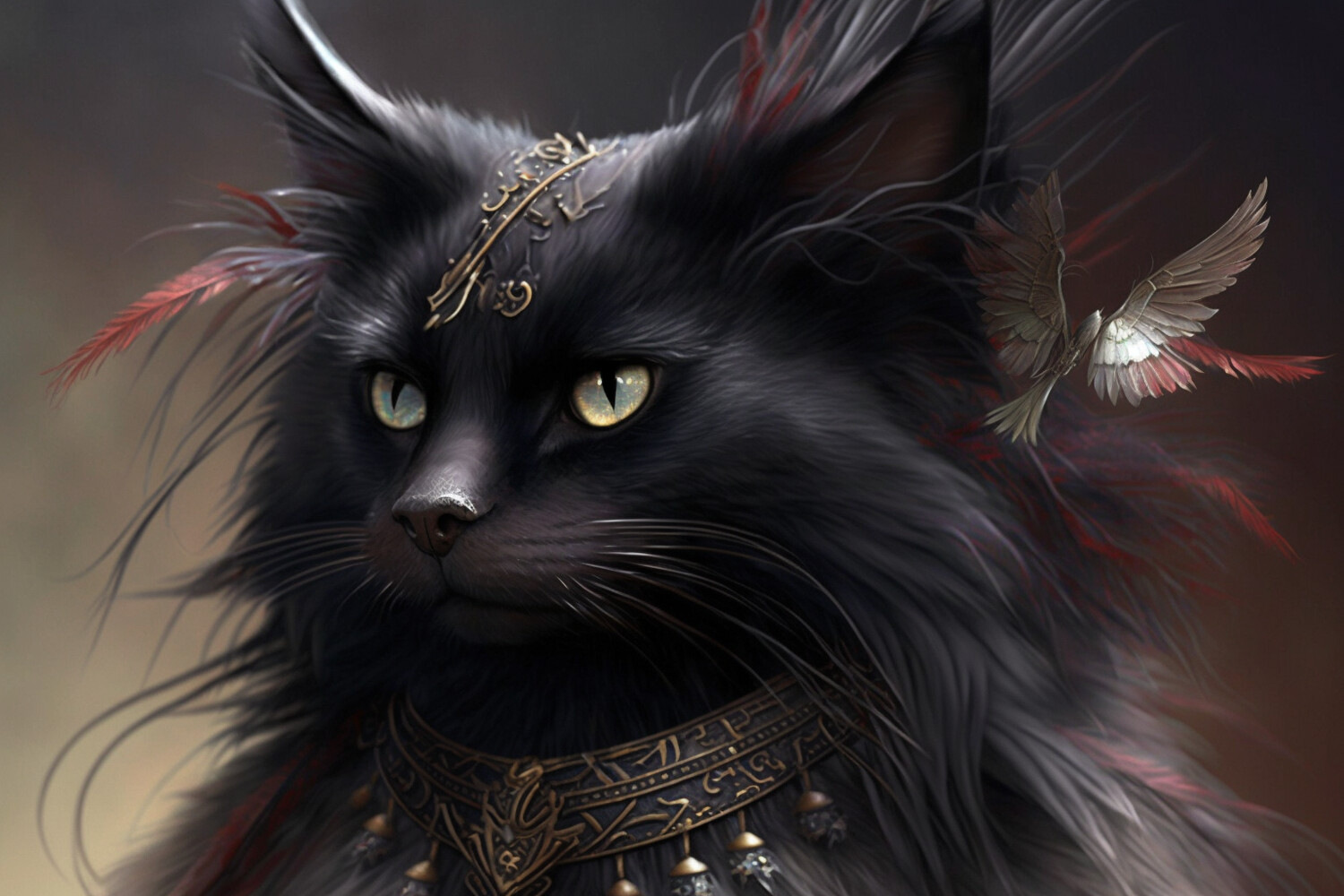 Feathered Cat