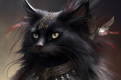 Feathered Cat