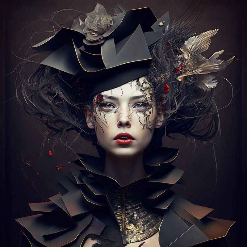 Avant-Garde WOman Portrait