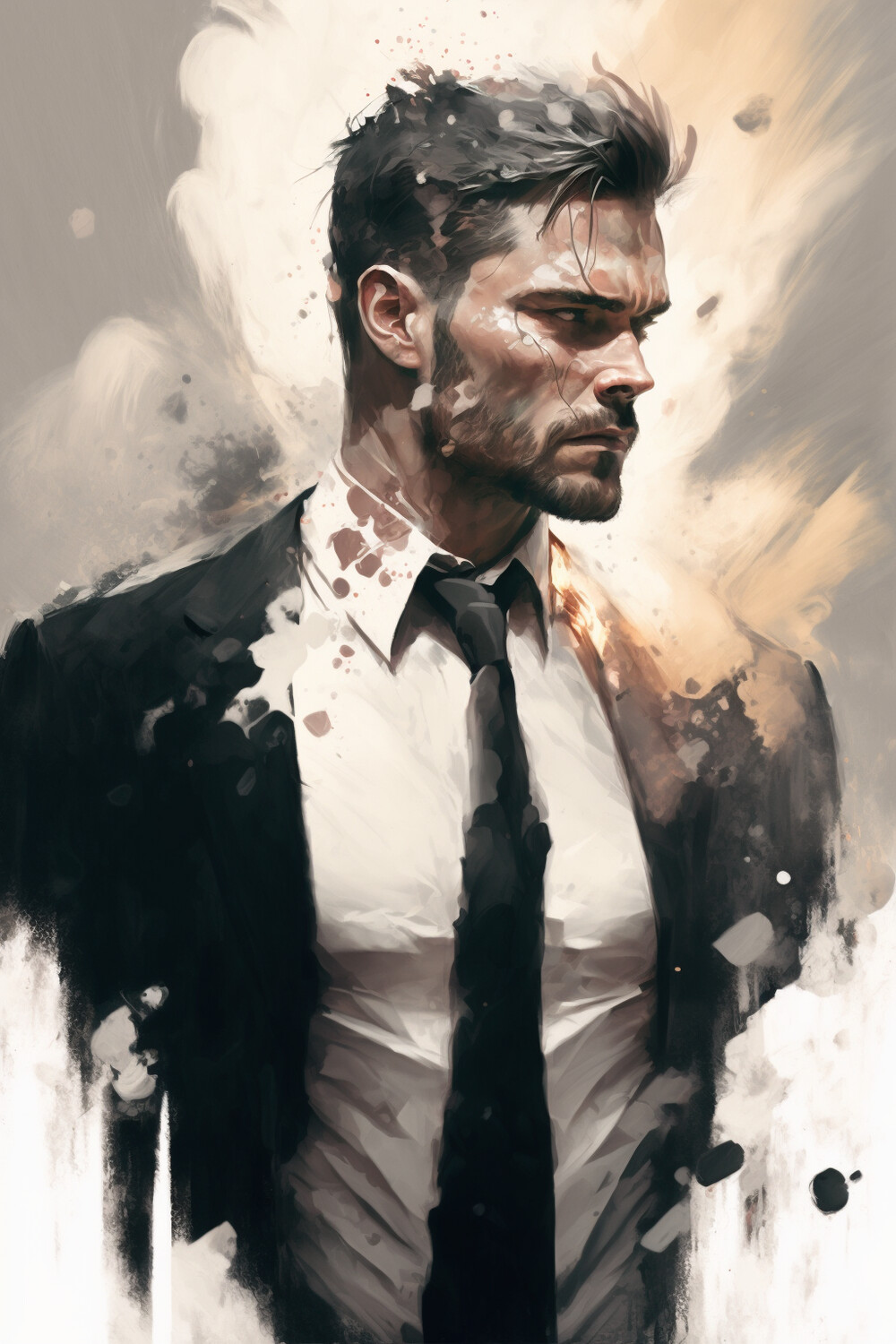 White Collar Male - Various Colours