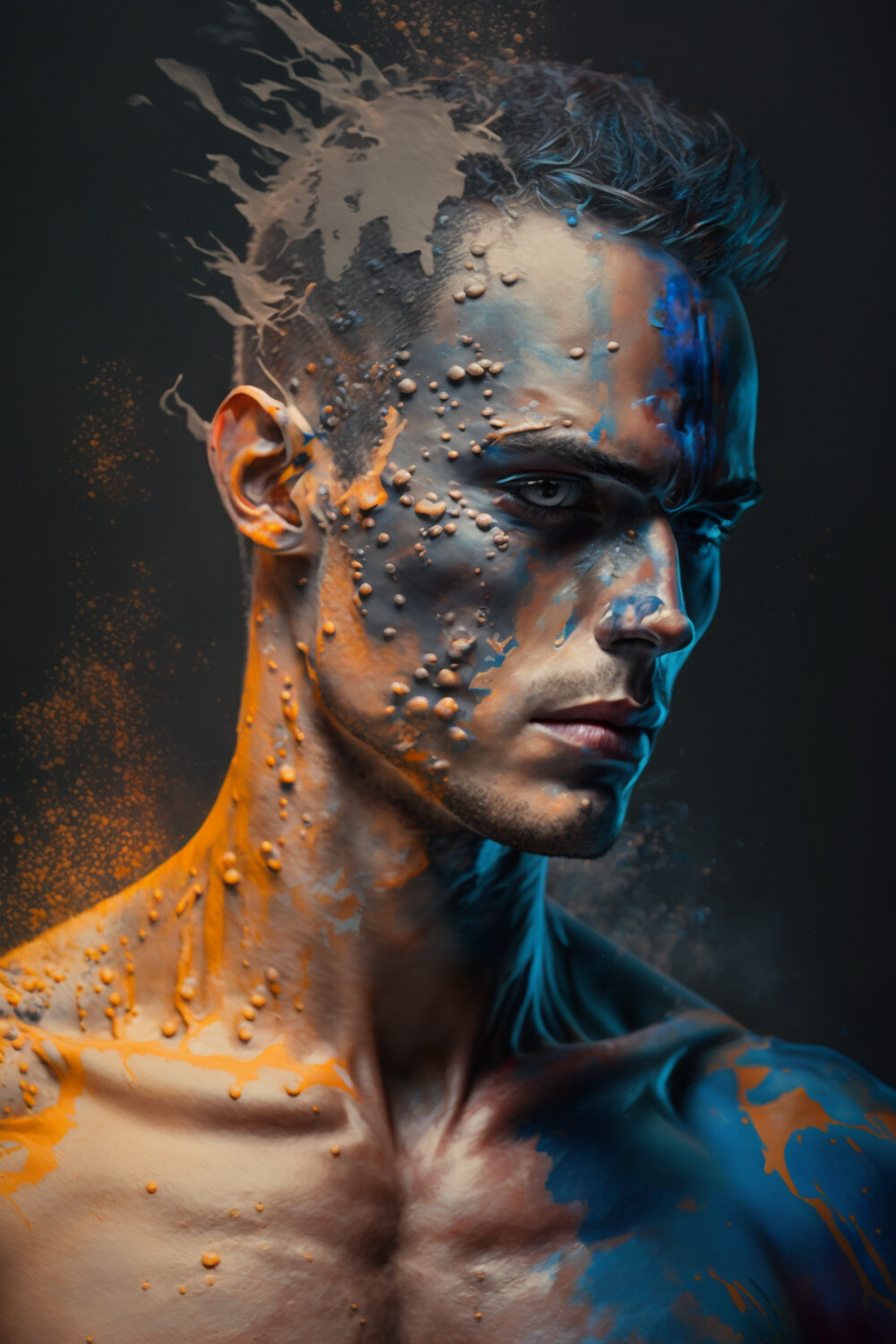 Integrated Art Male Portrait