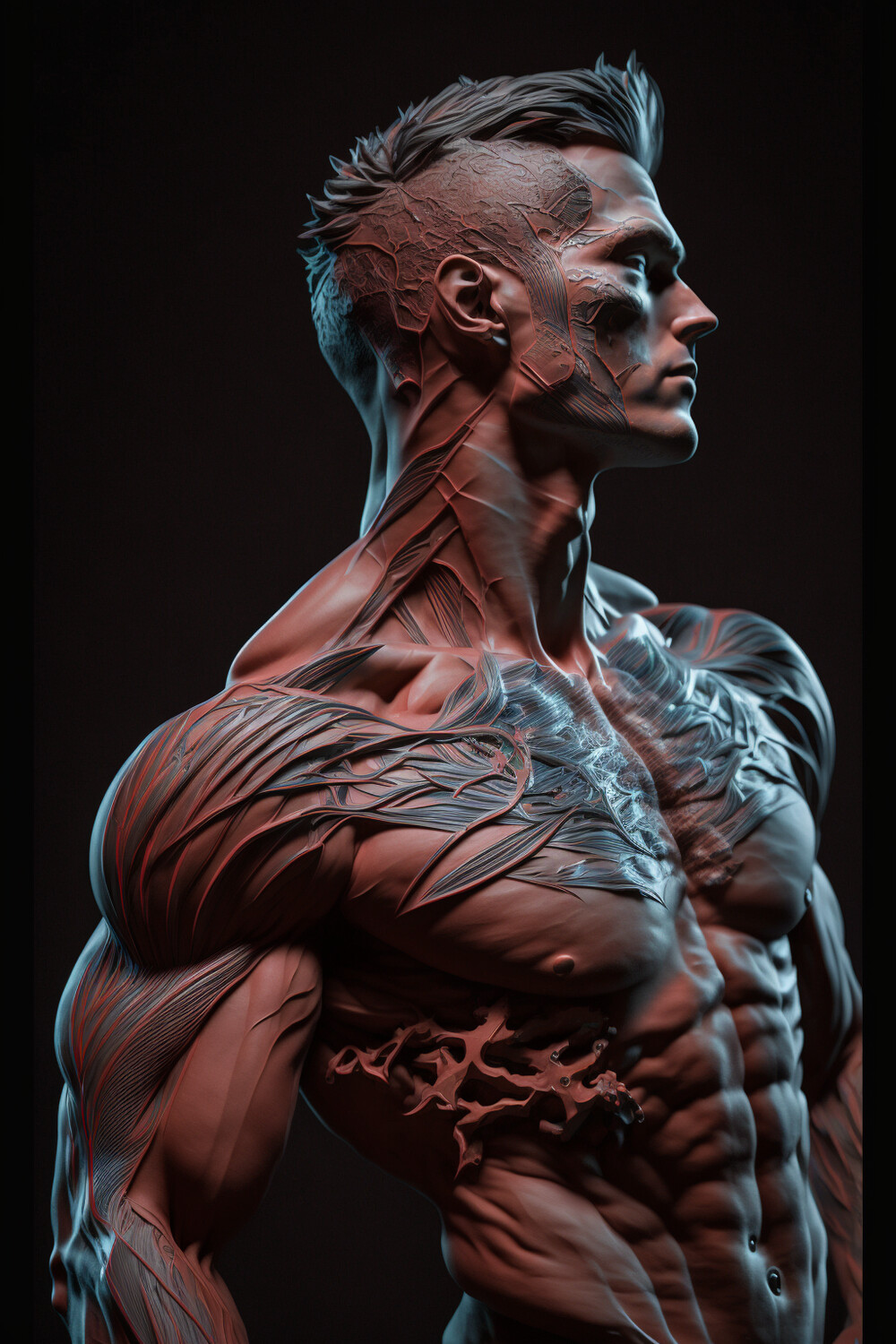 Integrated Art Male Portrait