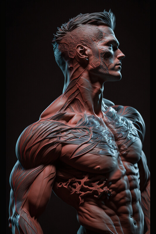 Integrated Art Male Portrait