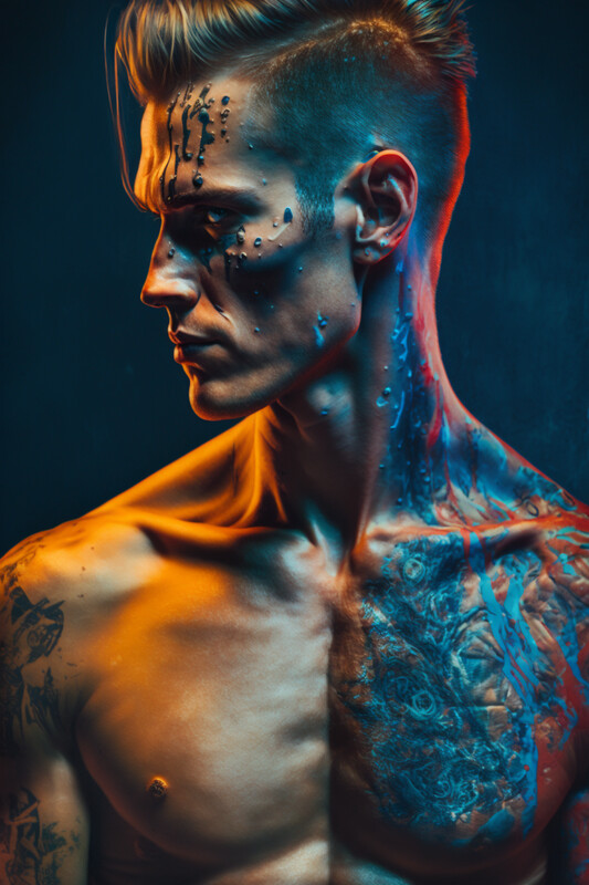 Integrated Art Male Portrait