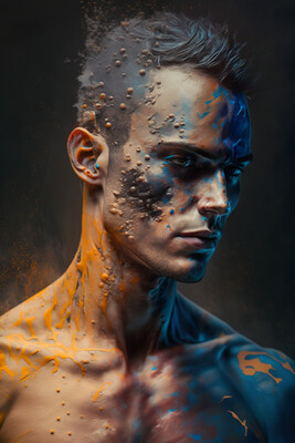 Integrated Art Male Portrait