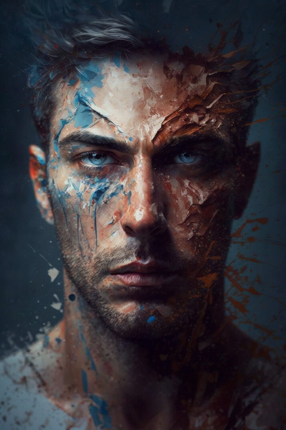 Integrated Art Male Portrait